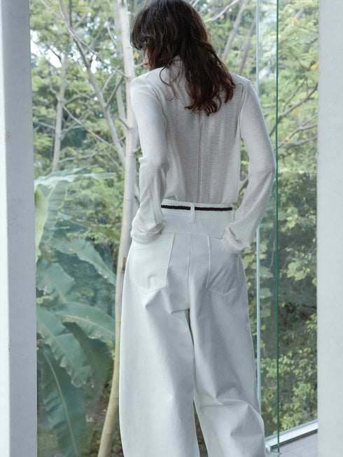 White Axis Jeans